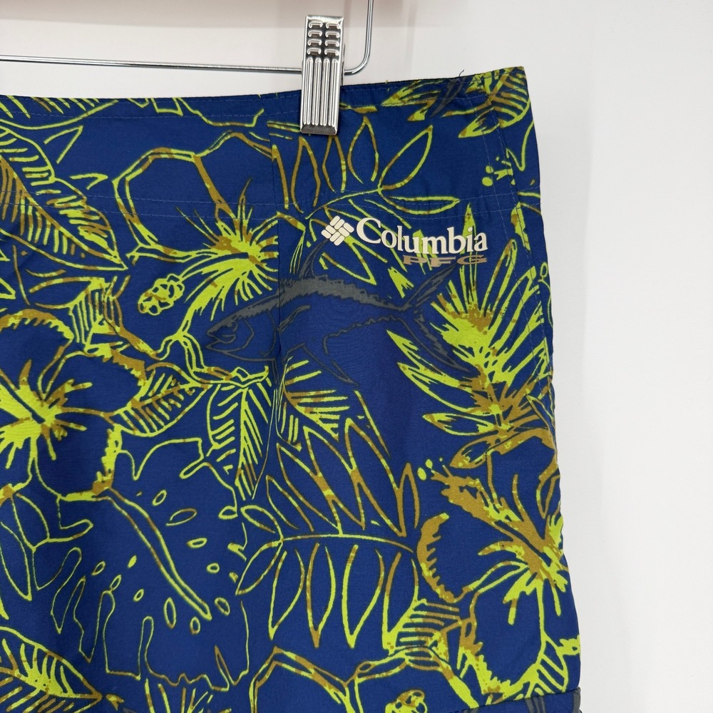 Columbia Men's PFG Offshore II Board Shorts Sz 38 Floral Fishing 11" Inseam - Picture 9 of 11